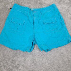 Vintage Ralph Lauren Polo Jean Co. Shorts RL 67 Blue‎ Cyan Sz 10 Pockets